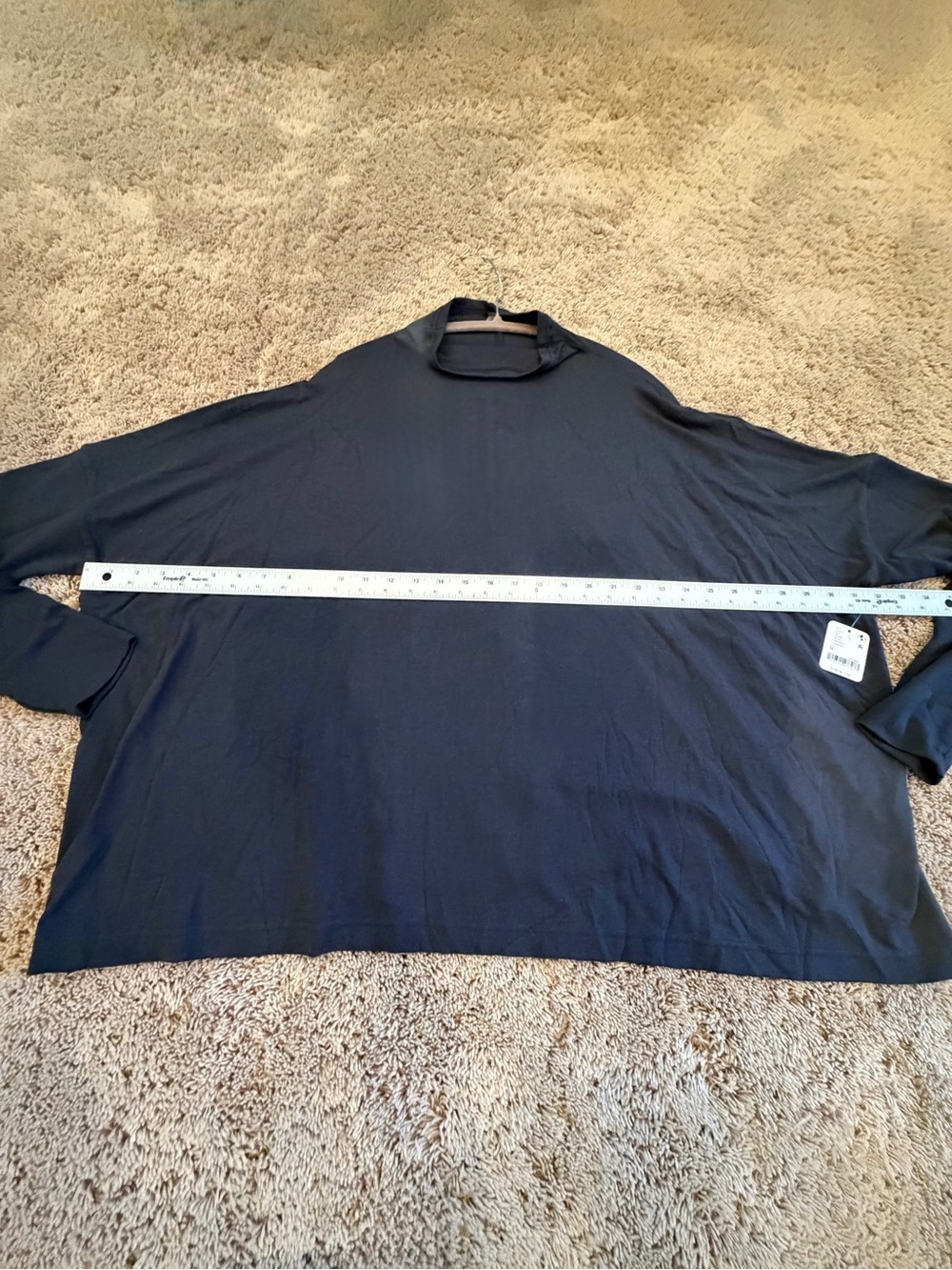 NWT new medium free people movement flow tencel wool layer top flowy black - Picture 8 of 17